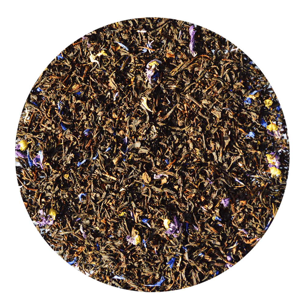 Ein fruchtig-frischer Earl Grey Tee mit Malvenblüten