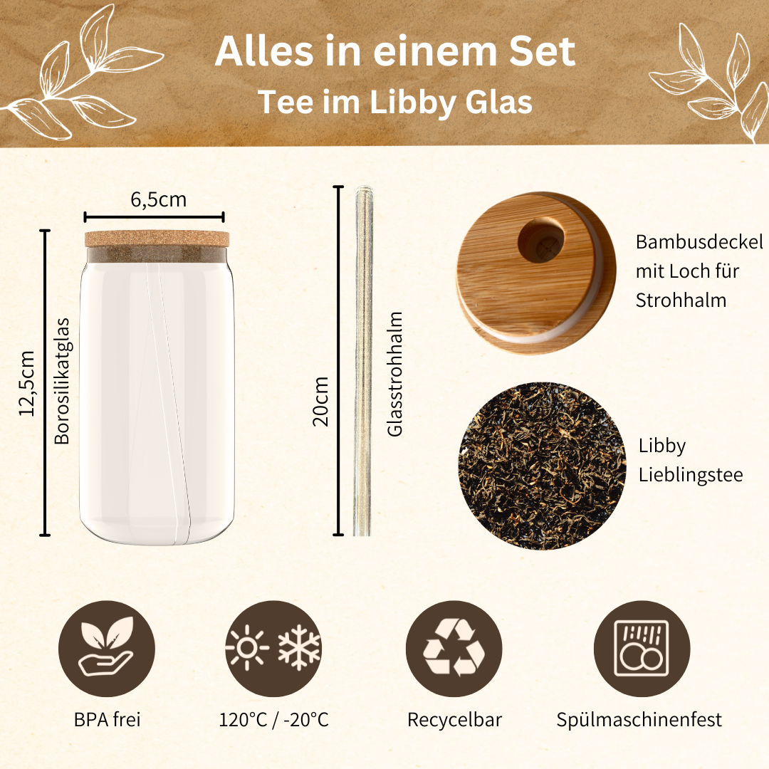 Assam BIO im Libbyglas