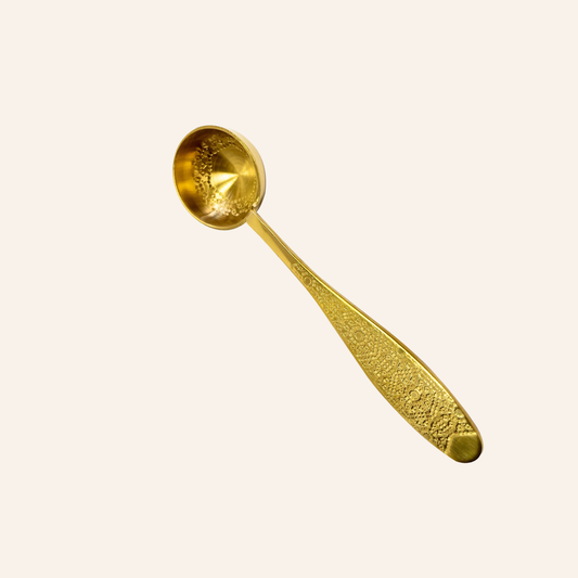 Teeportionslöffel Gold