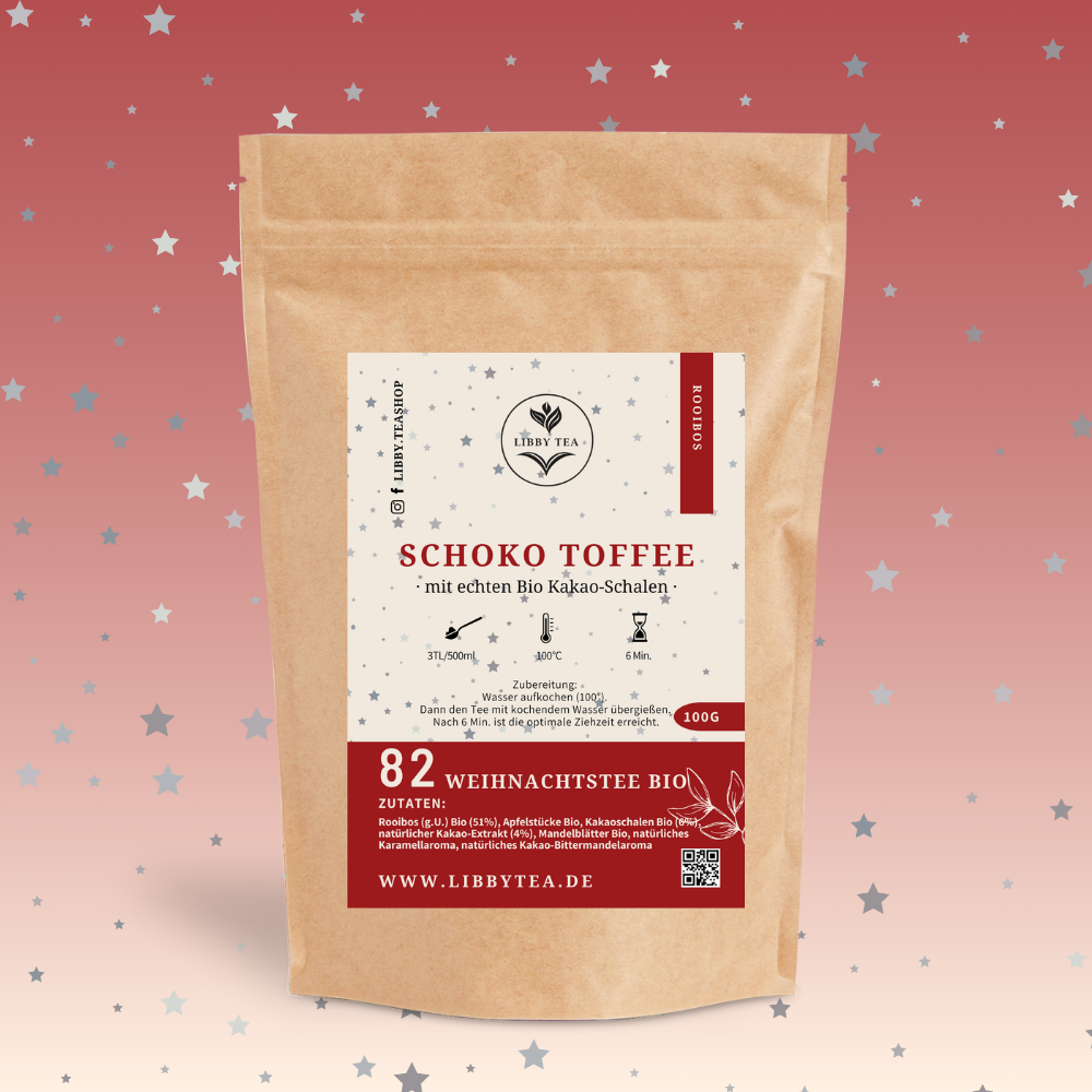 Schoko Toffee Weihnachtstee