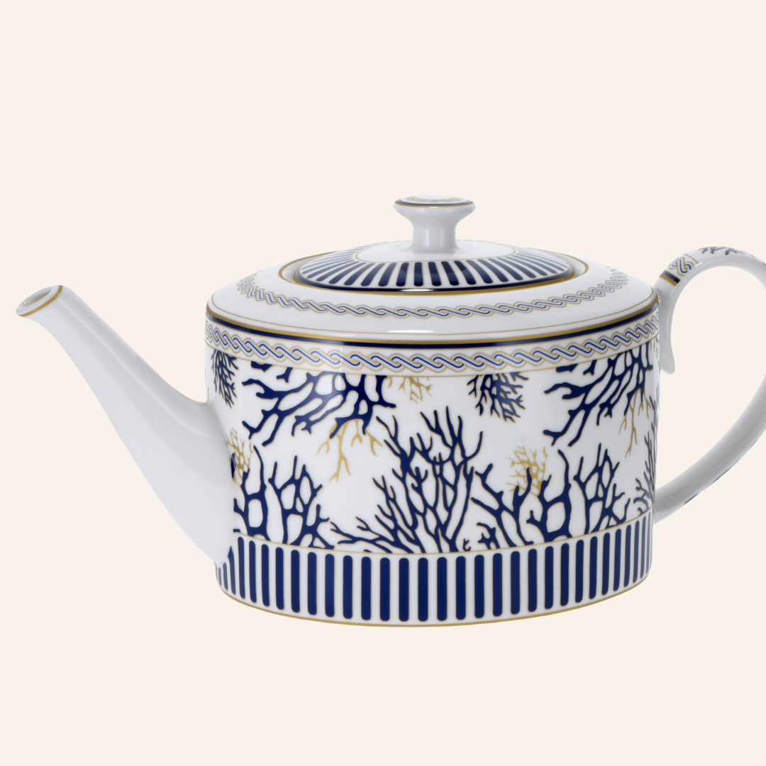 Teekanne Porzellan Corallo